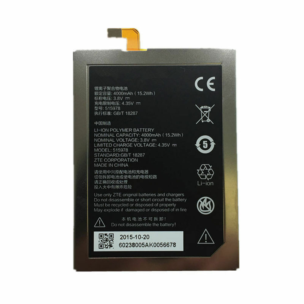 Batería para ZTE GB/zte-li3820t43p6h903546-h